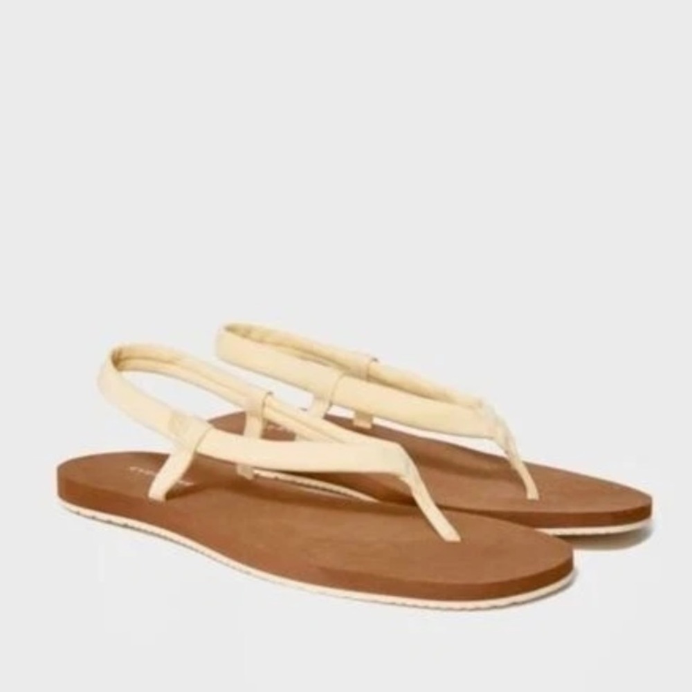EVERLANE Lycra Swim Sandals in Yellow Beige size 11